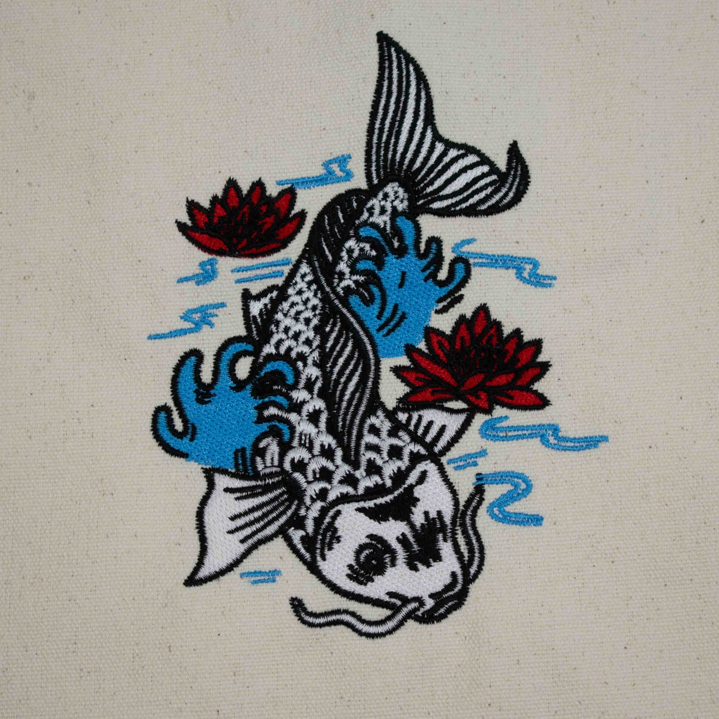 KOI FISH TOTE - YIKEY CLOTHING CO.