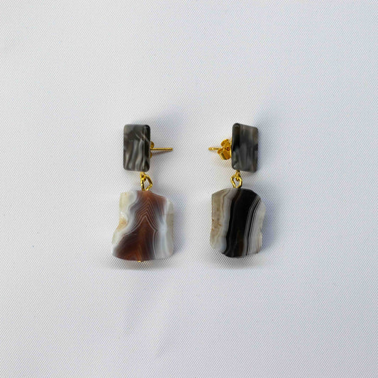 Mano Crystal Earring Y01E - YIKEY CLOTHING CO.