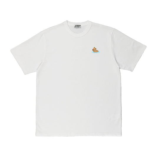CAPYBARA TEE (White) - YIKEY CLOTHING CO.