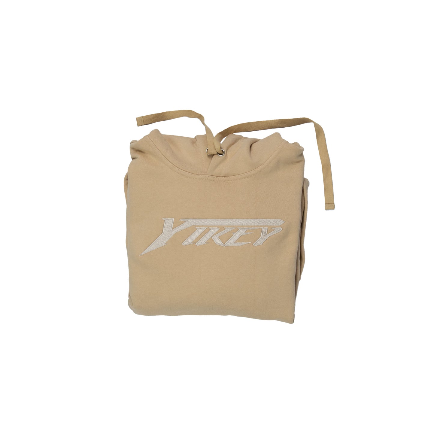 BIG YIKEY HOODIE (Beige) - YIKEY CLOTHING CO.