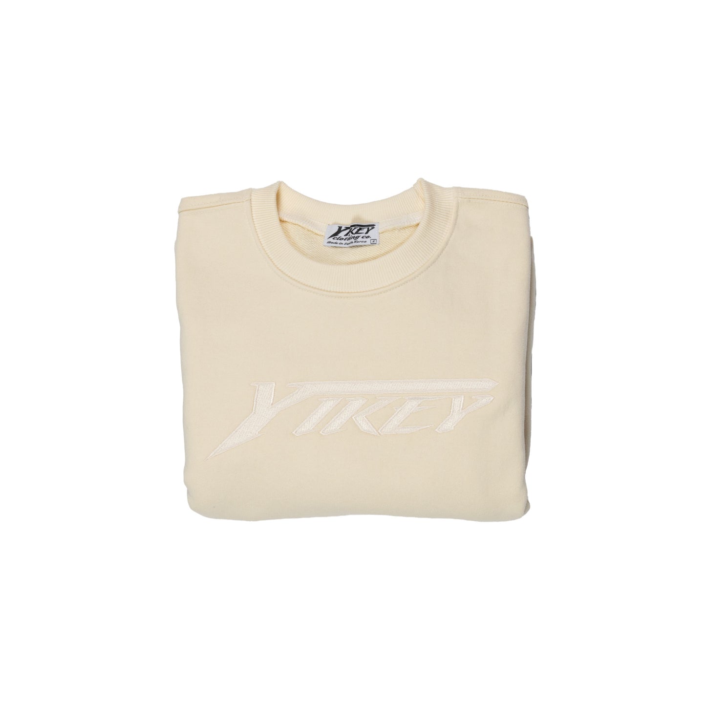 BIG YIKEY SWEATSHIRT (Ivory) - YIKEY CLOTHING CO.