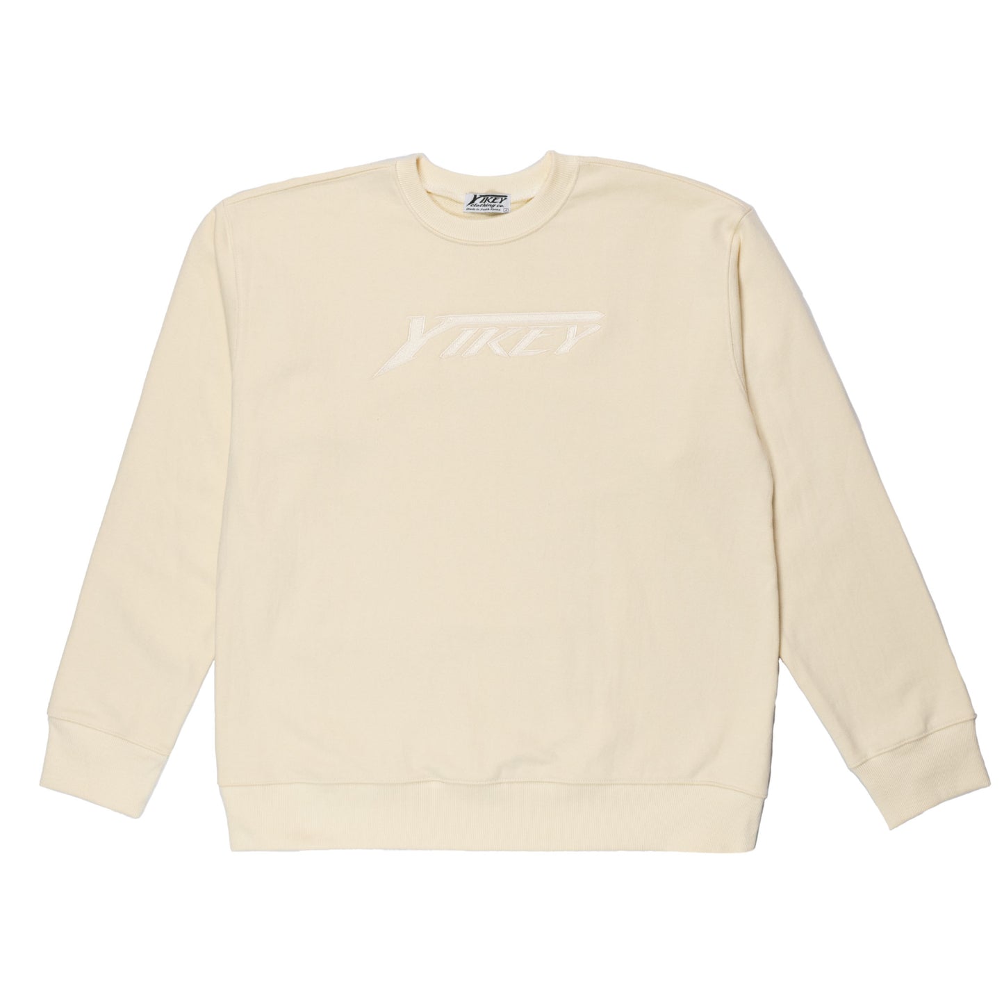 BIG YIKEY SWEATSHIRT (Ivory) - YIKEY CLOTHING CO.