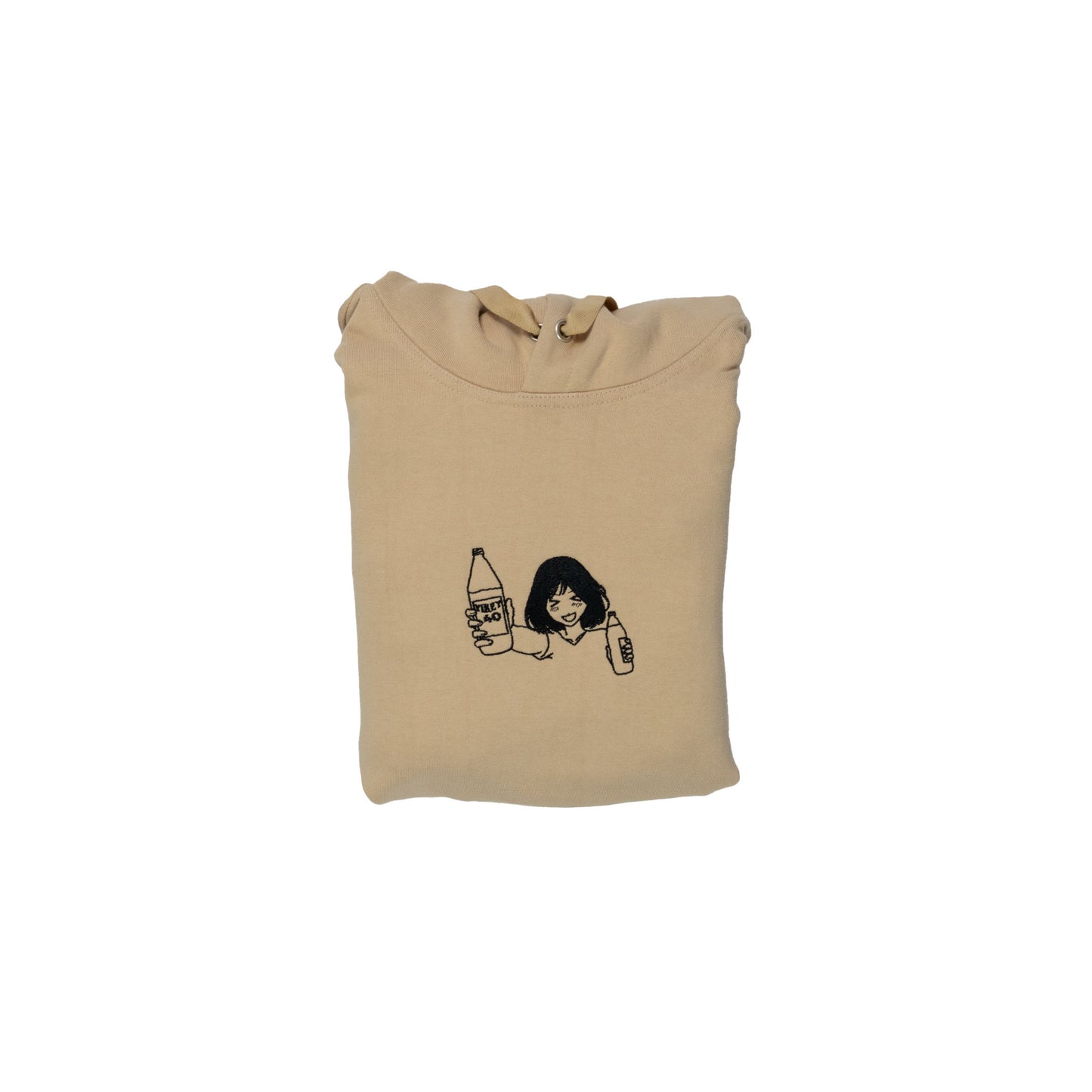 YIKEY 40 HANDS HOODIE (Beige) - YIKEY CLOTHING CO.