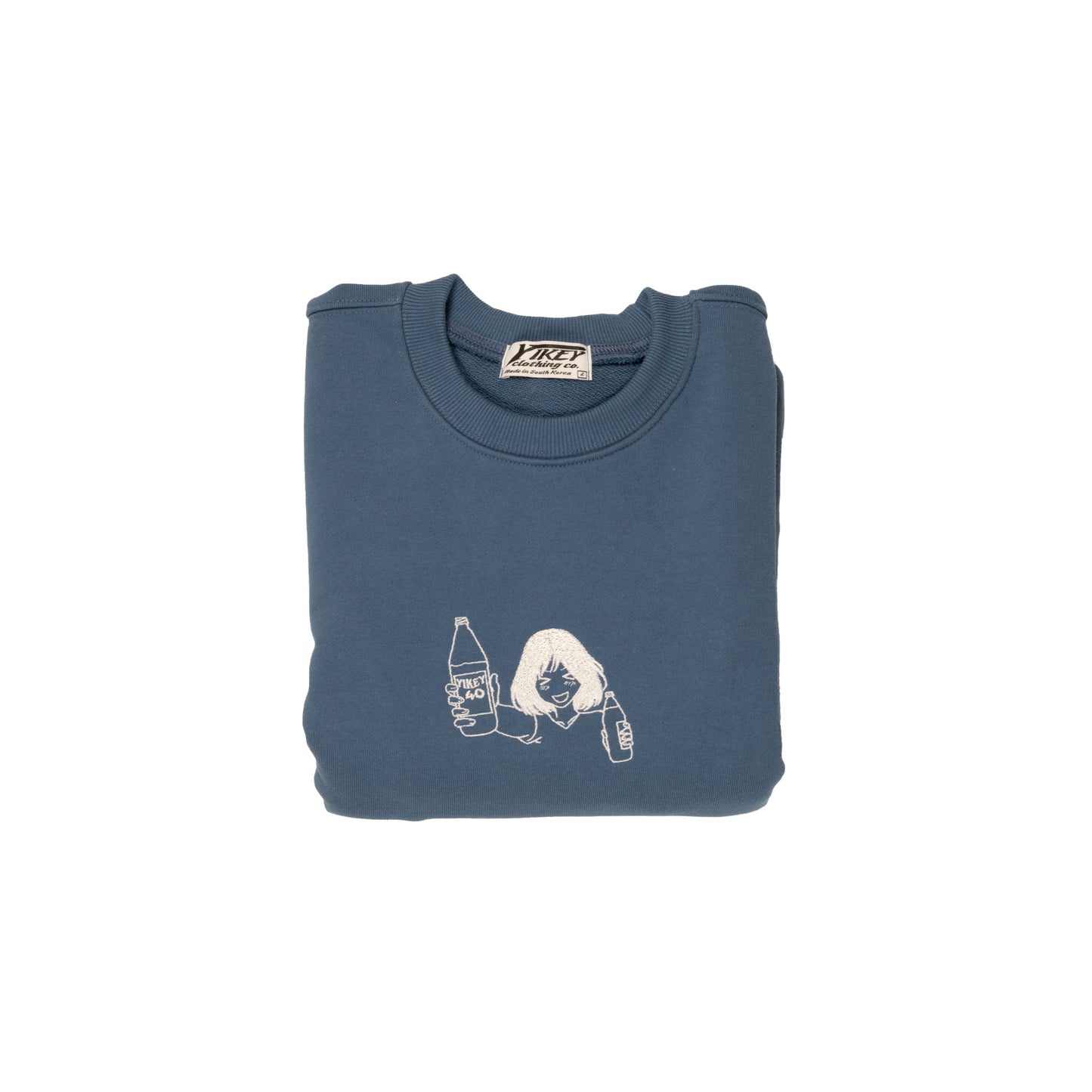 YIKEY 40 HANDS SWEATER (Blue) - YIKEY CLOTHING CO.