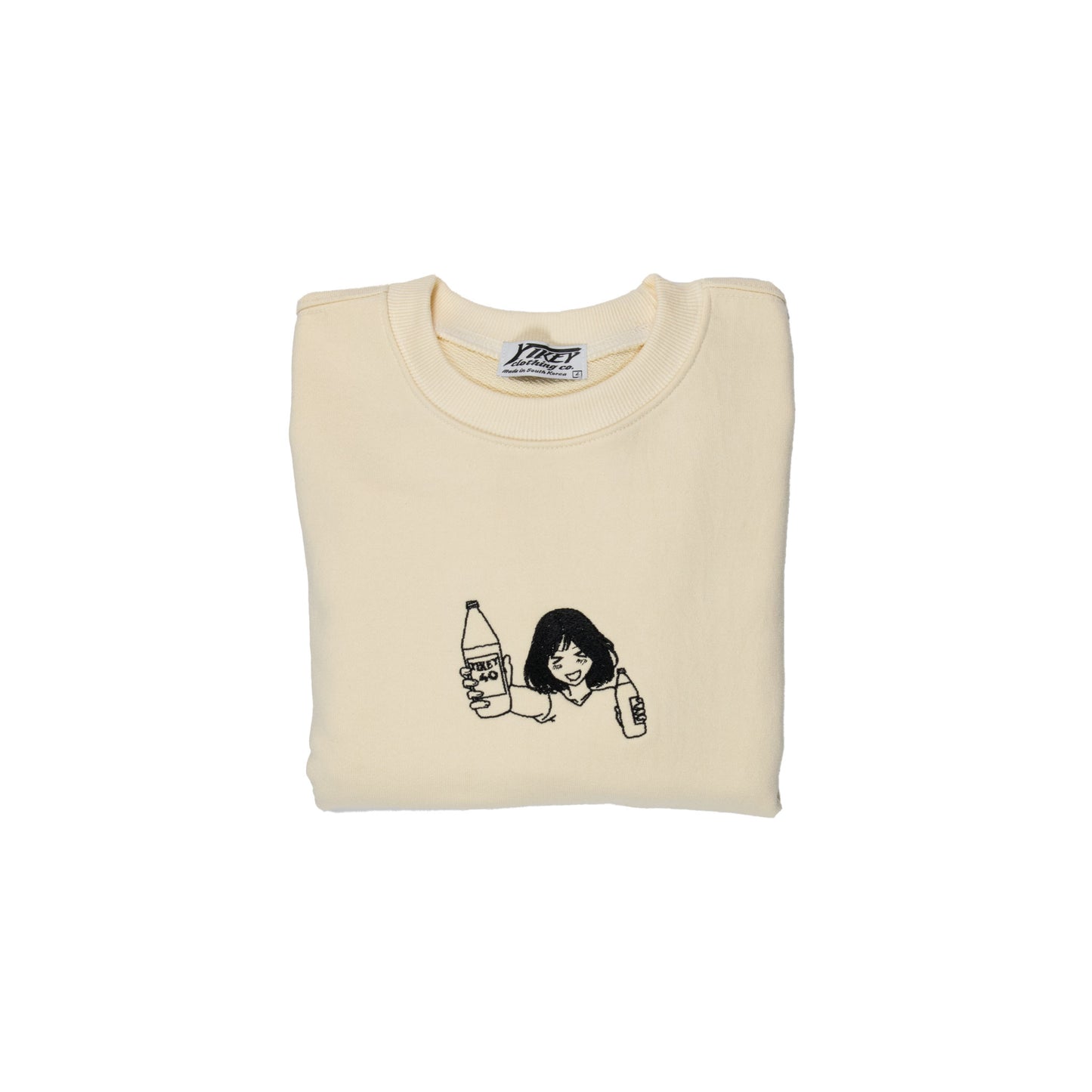 YIKEY 40 HANDS SWEATER (Ivory) - YIKEY CLOTHING CO.