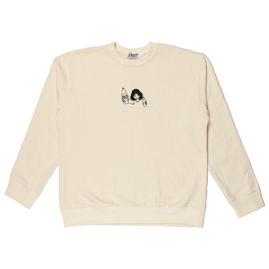 YIKEY 40 HANDS SWEATER (Ivory) - YIKEY CLOTHING CO.
